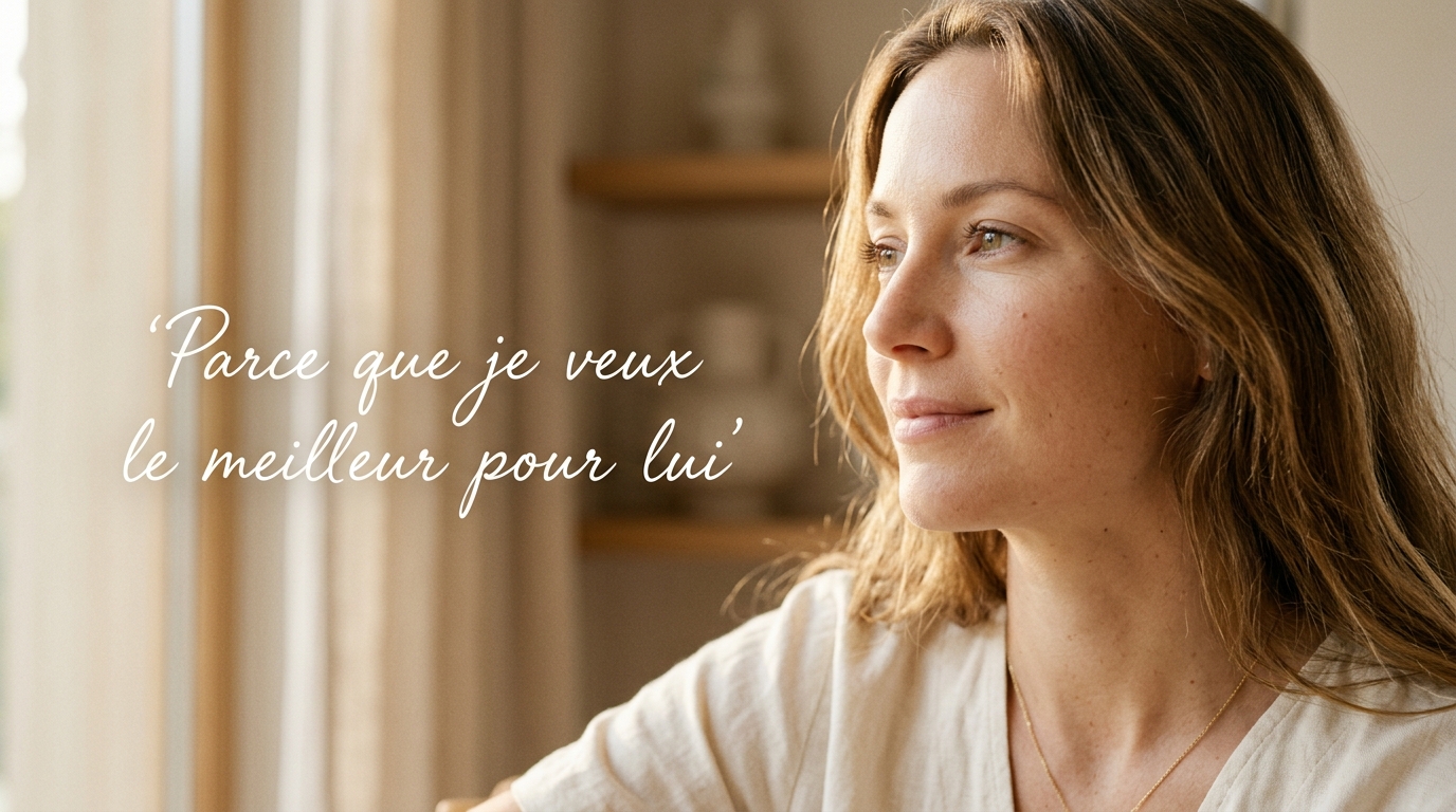Parce que je veux le meilleur pour lui
